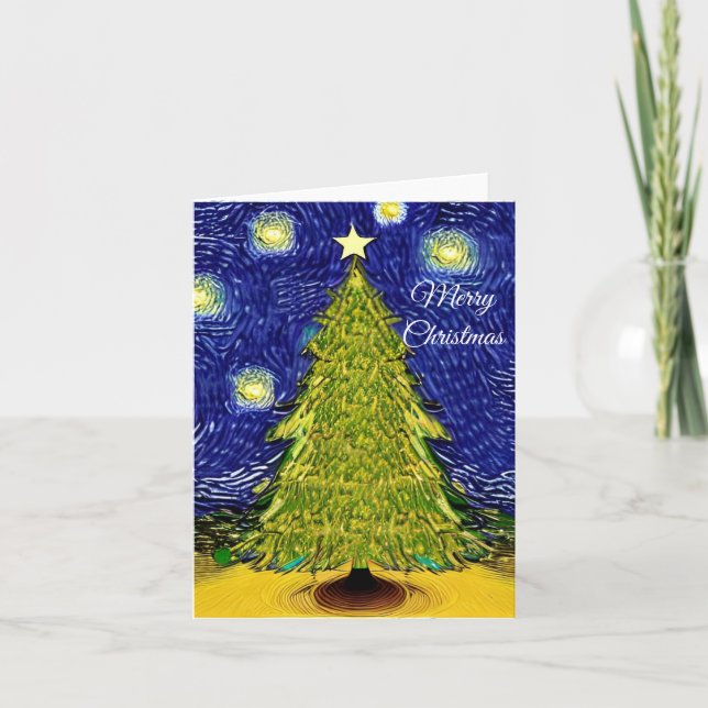 Frohe Weihnachtskarte Feiertagskarte (Vorderseite)