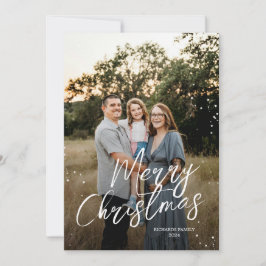 Frohe Weihnachtskarte Feiertagskarte