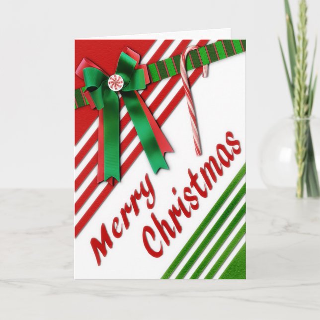 Frohe Weihnachtskarte Feiertagskarte (Vorderseite)