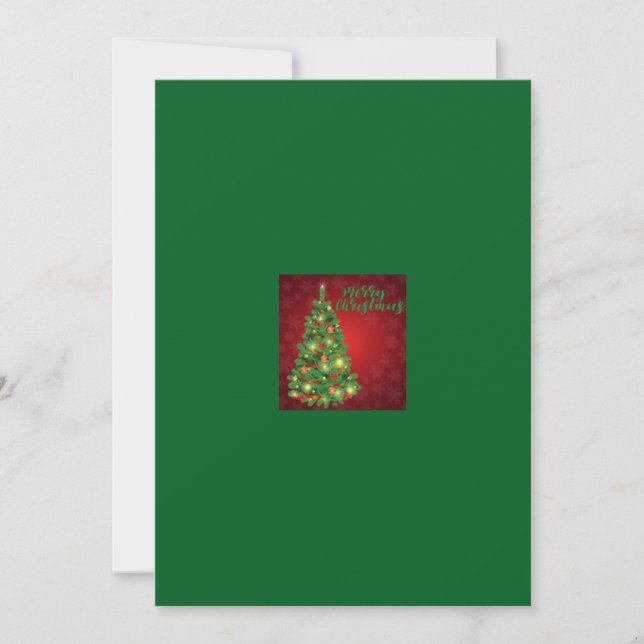 Frohe Weihnachtskarte Feiertagskarte (Vorderseite)