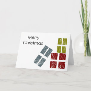 Frohe Weihnachtskarte Feiertagskarte
