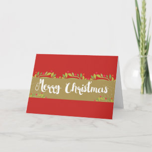 Frohe Weihnachtskarte Feiertagskarte