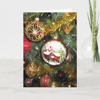 Frohe Weihnachtskarte Feiertagskarte