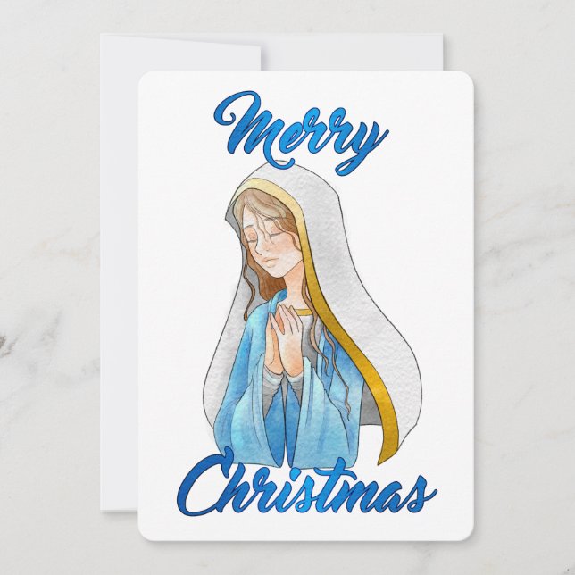 Frohe Weihnachtskarte Feiertagskarte (Vorderseite)