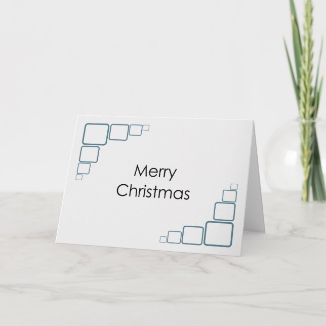 Frohe Weihnachtskarte Feiertagskarte (Vorderseite)