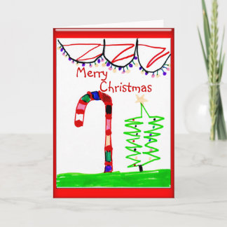 Frohe Weihnachtskarte Feiertagskarte