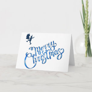 Frohe Weihnachtskarte Feiertagskarte