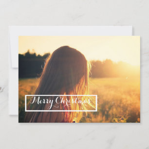 Frohe Weihnachtskarte Feiertagskarte