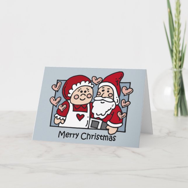 Frohe Weihnachtskarte Feiertagskarte (Vorderseite)
