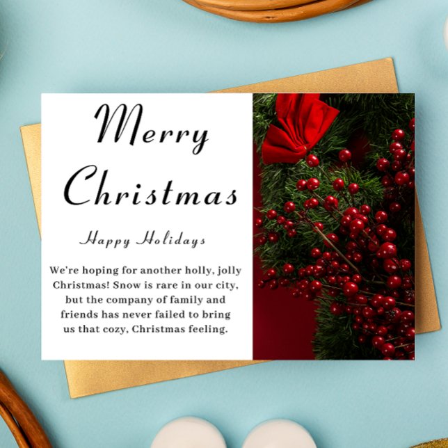 Frohe Weihnachtskarte Feiertagskarte (Merry Christmas Card)