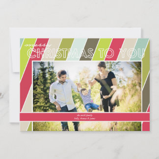 Frohe Weihnachtskarte Feiertagskarte