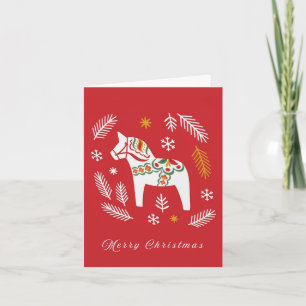 Frohe Weihnachtskarte Feiertagskarte