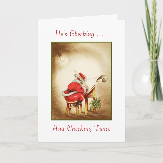 Frohe Weihnachtskarte Feiertagskarte (Vorderseite)