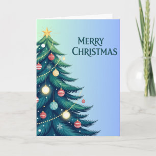 Frohe Weihnachtskarte Feiertagskarte