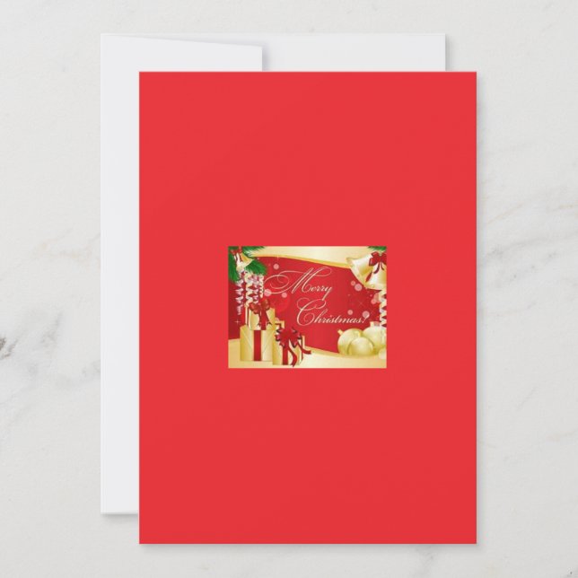 Frohe Weihnachtskarte Feiertagskarte (Vorderseite)