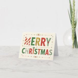 Frohe Weihnachtskarte Feiertagskarte