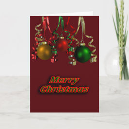 Frohe Weihnachtskarte Feiertagskarte