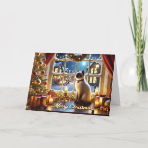 Frohe Weihnachtskarte Feiertagskarte