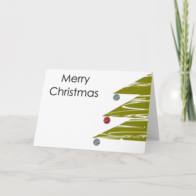 Frohe Weihnachtskarte Feiertagskarte (Vorderseite)