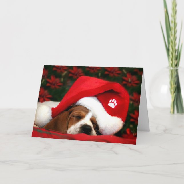 Frohe Weihnachtskarte Feiertagskarte (Vorderseite)