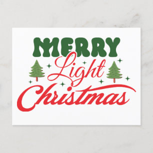 Frohe Weihnachtskarte Feiertagspostkarte