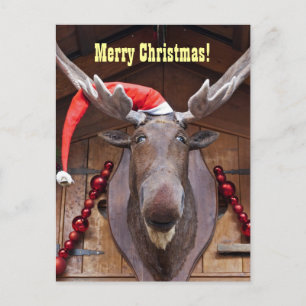 Frohe Weihnachtskarte Feiertagspostkarte