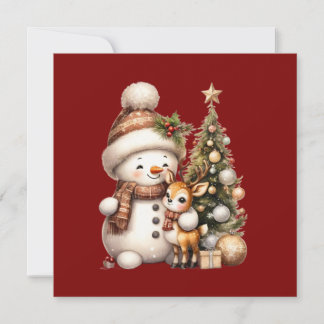 Frohe Weihnachtskarte | Festliche Feiertagsgrüße Feiertagskarte