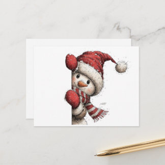 Frohe Weihnachtskarte | Festliche Feiertagsgrüße Postkarte