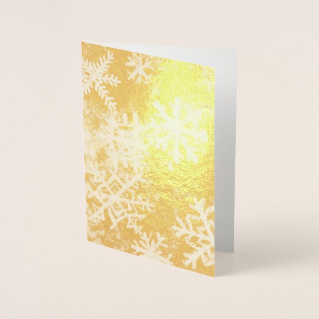 Frohe Weihnachtskarte Folienkarte (Vorderseite)