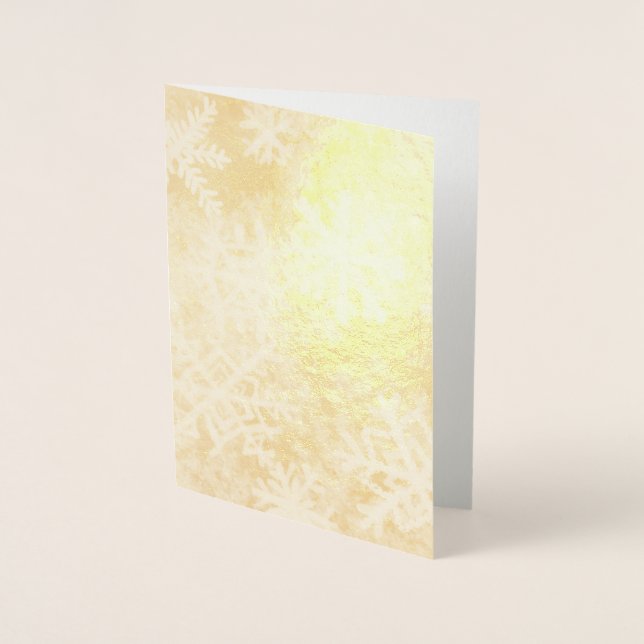 Frohe Weihnachtskarte Folienkarte (Vorderseite)