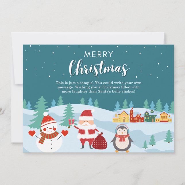 Frohe Weihnachtskarte Grußkarten für Weihnachten (Vorderseite)