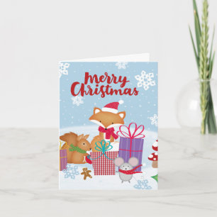 Frohe Weihnachtskarte Karte