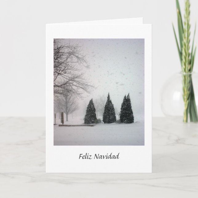 Frohe Weihnachtskarte Karte (Vorderseite)