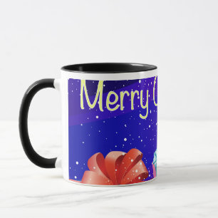 Frohe Weihnachtskarte Tasse