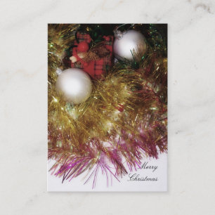 Frohe Weihnachtskarte Visitenkarte
