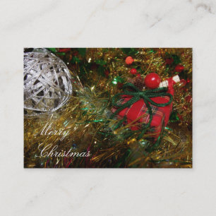 Frohe Weihnachtskarte Visitenkarte