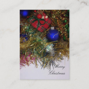 Frohe Weihnachtskarte Visitenkarte