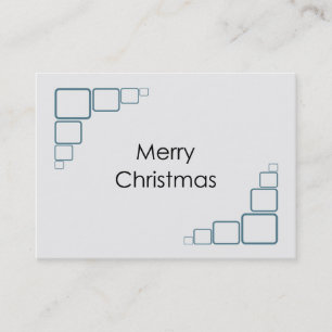 Frohe Weihnachtskarte Visitenkarte