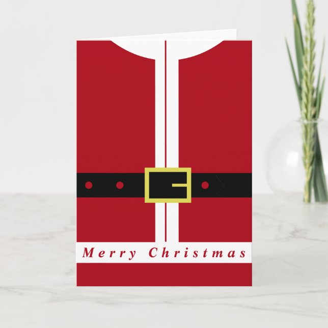 Frohe Weihnachtskarte Weihnachtsmann Karte (Vorderseite)