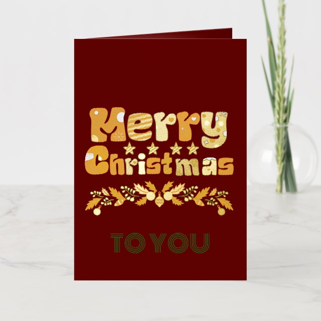 Frohe Weihnachtskarten (Vorderseite)