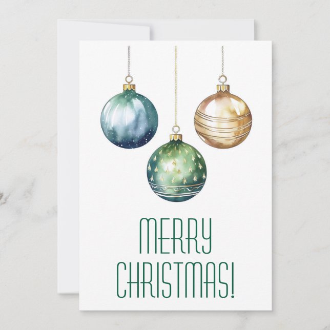 Frohe Weihnachtskarten Feiertagskarte (Vorderseite)