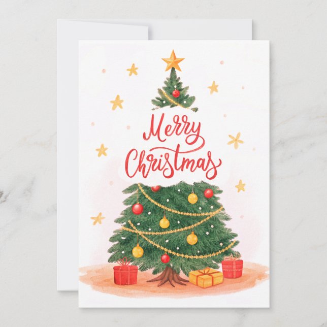 Frohe Weihnachtskarten Feiertagskarte (Vorderseite)