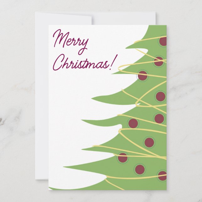 Frohe Weihnachtskarten Feiertagskarte (Vorderseite)