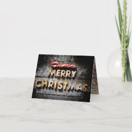 Frohe Weihnachtskekse - 4x5Christmas Faltkarte Feiertagskarte