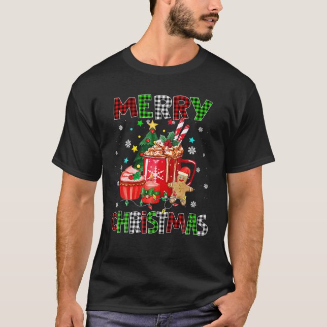 Frohe Weihnachtskekse Lover Cookie Baker T-Shirt (Vorderseite)