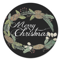 Frohe Weihnachtskiefern und Grünkleber