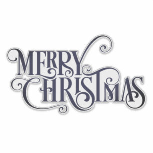 Frohe Weihnachtsklassiker Aufkleber