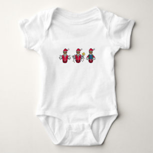 Frohe Weihnachtsklauseln Baby Strampler