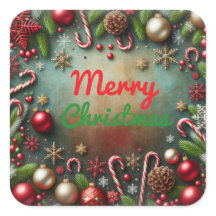 Frohe Weihnachtskleber