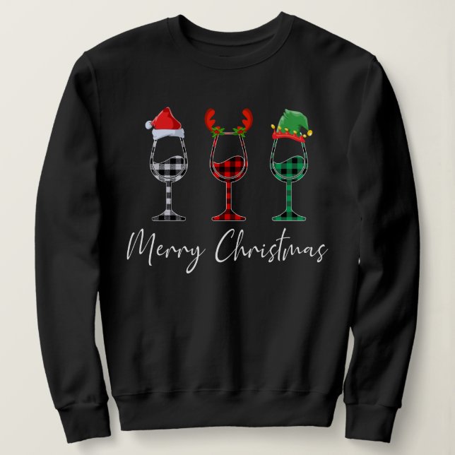Frohe Weihnachtskostüme Sweatshirt (Design vorne)